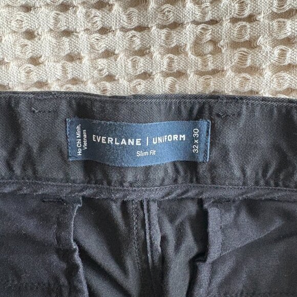 Everlane Men's Slim Fit Pants BLACK - 32 x 30 - Picture 2 of 2